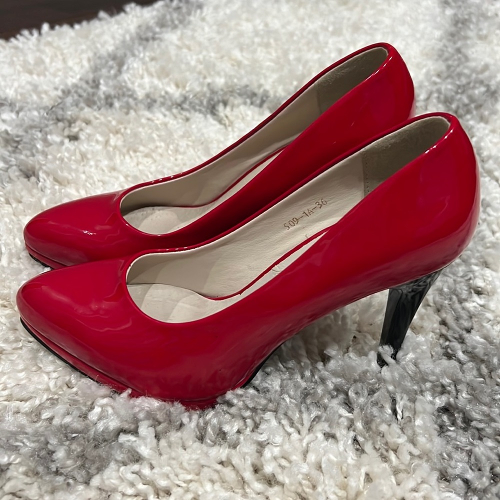 Red stilettos